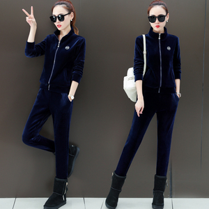 运动套装女冬休闲两件套韩版