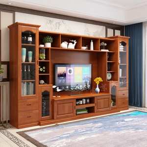 电视柜组合墙客厅整体多功能