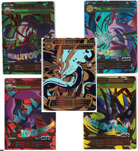 卡片精灵lr白龙皇 gr王者威鲁托巴斯 威虎龙鲸 杜弥黑驹 海翼天使