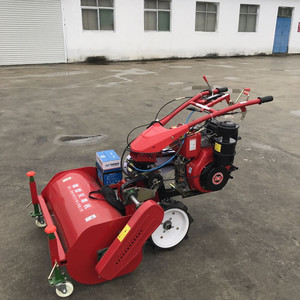 园林牧草还田机手扶式前置汽油柴油割草机农用小型除草灭草机