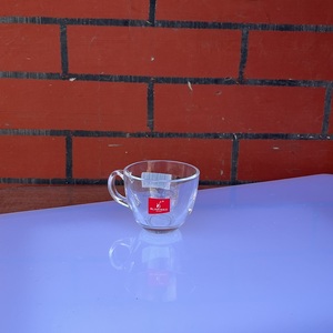 丽尊玻璃杯小茶杯1盒6装KTZB120茶饮杯喝茶小杯精致可爱晶莹剔透