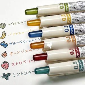 日本PILOT百乐果汁笔10周年复古水果冰沙JUICE限定按动彩色中性笔