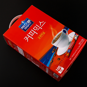 韩国原装进口麦斯威尔100条咖啡盒装速溶粉三合一东西커피맥스