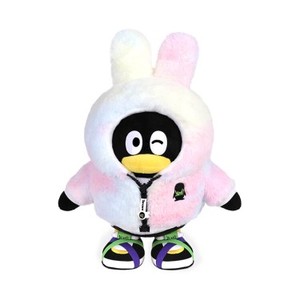 2023年腾讯新品qq兔年生肖儿童毛绒玩具玩偶正品公仔q瑞兔-幻彩款