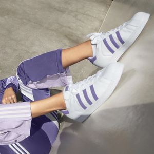 阿迪达斯休闲女鞋 adidas originals superstar 四叶草低帮板鞋