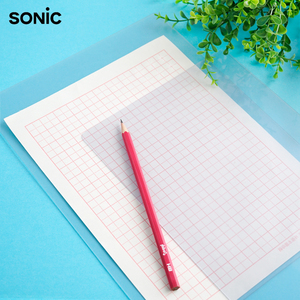 沃紫の日本sonic练字板光滑磨砂双面塑料软胶学生用写字考试垫板