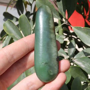 方言收藏级精品老熟碧玉沙枣青籽料水草花枣红皮吊坠手把件回馈e