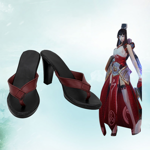 4613 王者荣耀 花见巫女 伽罗 cos鞋cosplay鞋来图定制