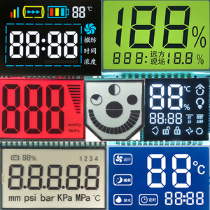原厂定制LCD段码液晶屏段码屏笔段屏黑白屏数码管屏8字va屏fstn屏