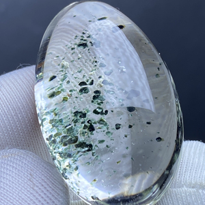 绿云母水晶吊坠