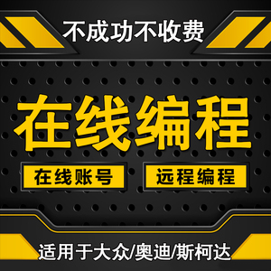 大众奥迪在线编程SFD防盗账号解保护匹配仪表ABS编码方向机水淹车