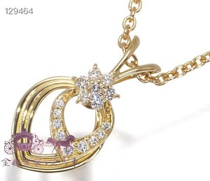 waltham华生 18k黄金时来运转钻石项链 40cm 重8.8克