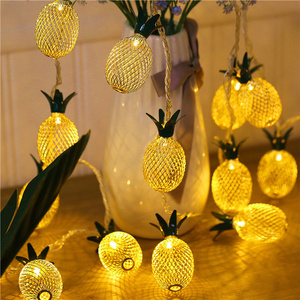 菠萝灯串led小彩灯闪灯装饰灯ins浪漫卧室房间布置挂灯电池网红灯