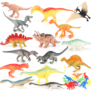 儿童仿真恐龙玩具霸王龙腕龙三角龙小恐龙模型套装软塑胶玩具礼物