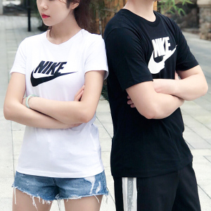 nike耐克短袖男女情侣装2022夏季大logo休闲t恤ar5005-bv6170-100