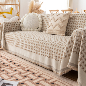 YADO 沙发盖布四季通用北欧ins风万能全盖沙发垫套罩盖毯三人沙发