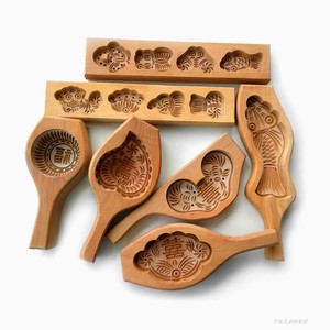 馒头模具 梨木手工雕刻 实木整木豆沙包包子模具 包邮