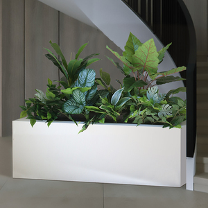 仿真花艺绿植花槽花箱隔断植物景观角落造景花卉室内台面装饰