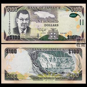 满30包邮 牙买加100元  美洲外国钱币各国外币货币纸币收藏
