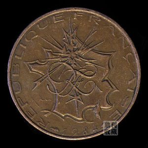 包邮法国10法郎巴士底狱纪念币旧币25mm美洲外国硬币钱币外币收藏