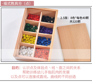 包邮福禄贝尔教具gabe10益智玩具恩物gabe10福氏教具gabe10