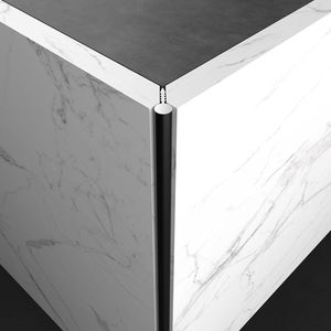 持雍收边条瓷砖阳角线护墙角封边条收口压条铝合金包边墙护角黑色