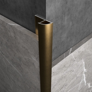 收边条瓷砖阳角线装饰条铝合金属条墙砖墙角包边封边条收口条弧形