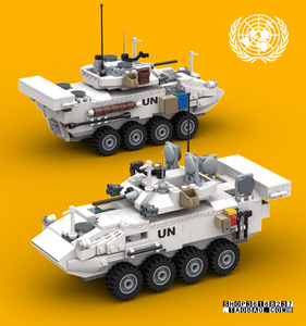lego乐高moc电子图纸 军事系列 联合国维和部队 lav-25步战车 pdf