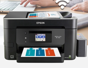 epson爱普生 wf3720 多功能能彩色喷墨打印机 复印打印扫描一体机