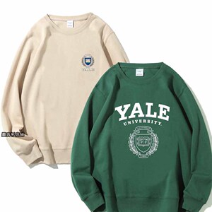 耶鲁大学yale university卫衣纪念品圆领外套周边学院风男女长袖