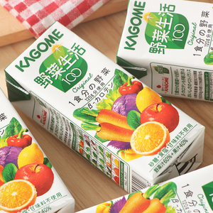 日本进口饮料Kagome可果美蔬果汁野菜生活100番茄汁葡萄蔬菜200ml
