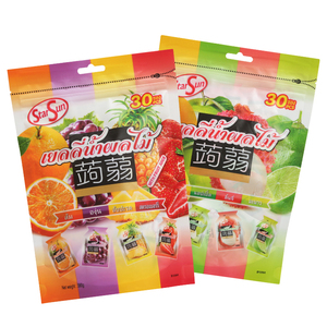 泰国StarSun蒟蒻果冻什锦水果汁可吸葡萄草莓儿童进口小零食30枚