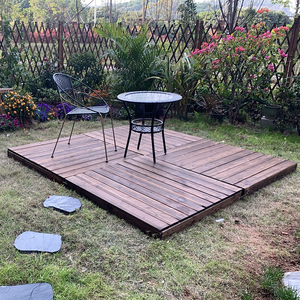 户外碳化防腐木地板花园阳台榻榻米可移动舞台花园别墅庭院平台