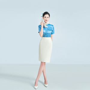 大韩航空空姐制服职业装空乘夏季气质女神范套装高端工作服专用
