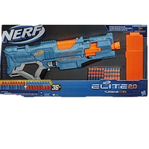 2020孩之宝nerf热火精英2.0elite星速电动发射器turbine cs18发