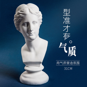 柏伦斯31cm维纳斯树脂石膏像大号美术教具女神素描绘画人迷你头像