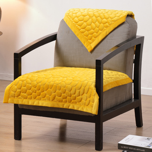 毛绒单人沙发垫正方形办公室防滑椅子坐垫单个垫子椅垫座垫凳子垫