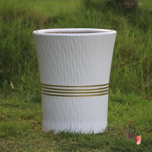 白色花盆陶瓷盆家用特大号北欧客厅发财树幸福树落地高筒花盆清仓