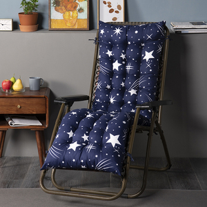 加厚秋冬季躺椅垫子折叠摇椅坐垫椅子靠垫一体通用棉垫沙发靠垫