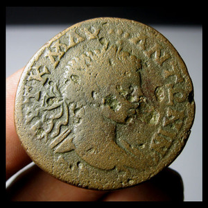 古罗马铜币行省币r59bx1x*科马尼吉行省*卡拉卡拉*众诚评级xf45