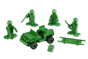 lego 乐高 7595 玩具总动员 巡逻玩具绿兵 无人仔 现货