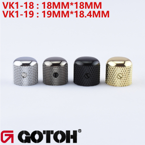 日产 GOTOH 电吉他电贝司电位器电子帽 黄铜旋钮帽 VK1-18/VK1-19