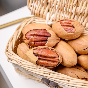 【苏小月优选】散装奶香碧根果薄皮2斤装炒熟干果零食长寿果坚果