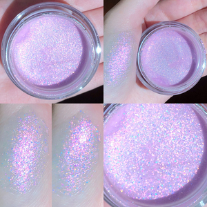 lagirl洛杉矶女孩果冻啫喱高光细闪神仙液体紫色偏光持久高