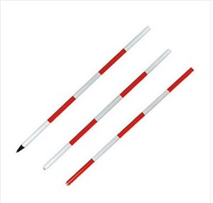 经纬仪测量花杆/3m 5m铝合金活节花杆安装工具 标杆 仪器附件