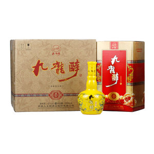 承德丰宁九龙醉42度盛世纯粮浓香型低度白酒500ml*4瓶礼盒装整箱