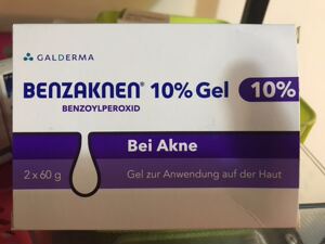 现货德国班赛benzaknen gel 10%青春痘肌粉刺痤疮黑头闭口软膏60g