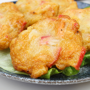 樱花虾片 250g 鱼籽虾排台湾式海鲜火锅丸子关东煮麻辣烫小吃鱼丸