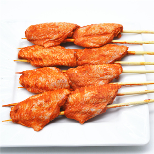网红bbq奥尔良鸡翅中串大号腌制油炸烧烤食材18串新鲜冷冻半成品