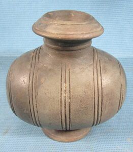 罕见汉代微型茧型陶罐之最鸭蛋罐全品包真精巧无比高档收藏首选